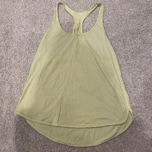 Yellow Lululemon Tank Top